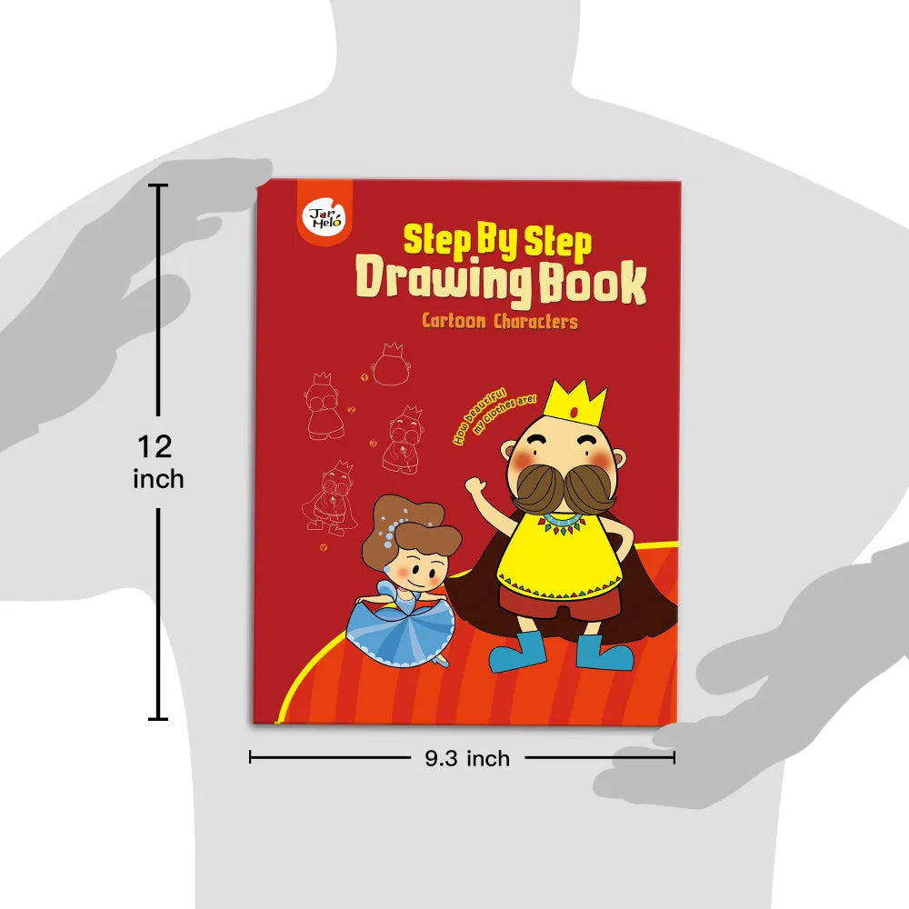 JarMelo Step by Step Drawing Book Cartoon Characters view 4