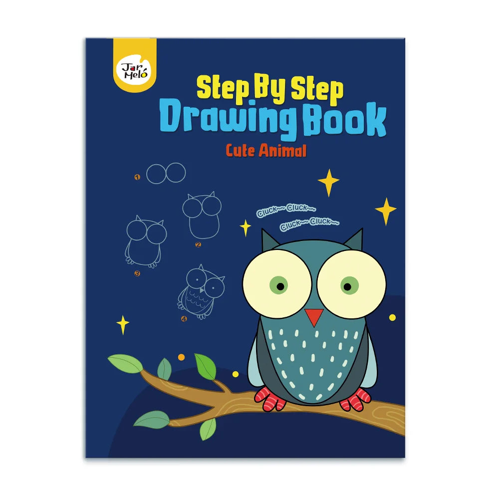 JarMelo Step by Step Drawing Book Cute Animals