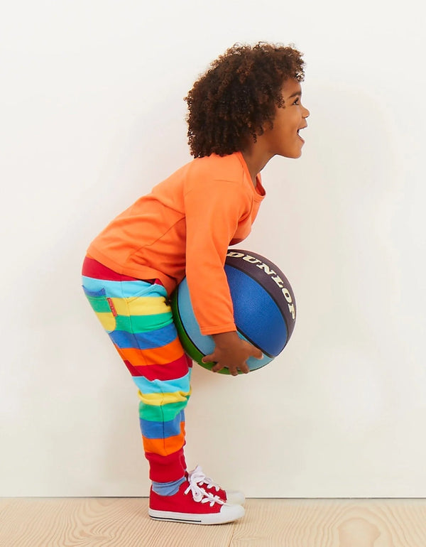 Toby Tiger Organic Multi Stripe Joggers Toby Tiger Joggers
