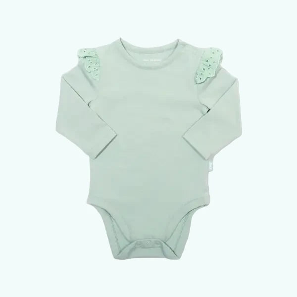 Kite Baby Bodysuit Soft Spruce Green - Bodysuits