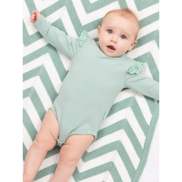 Kite Baby Bodysuit Soft Spruce Green - Bodysuits