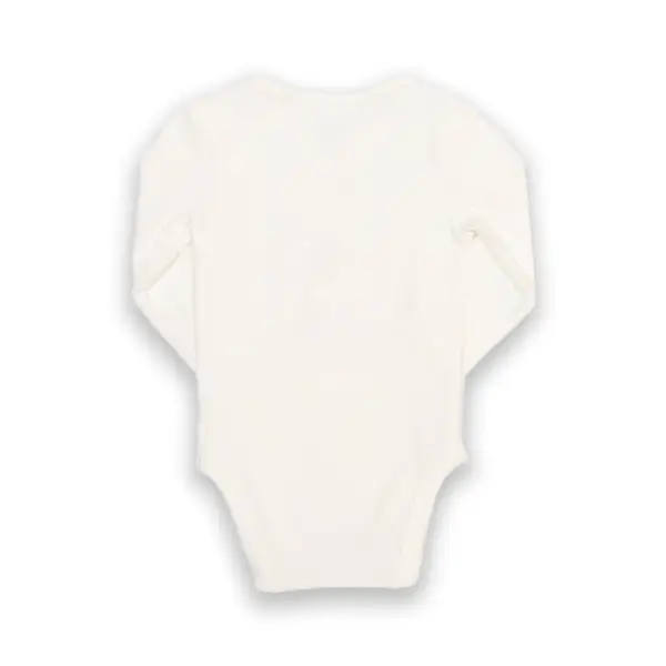 Kite Hello Ele Long Sleeved Baby Bodysuit Cute Placement Print Shoulder Popper - Bodysuits