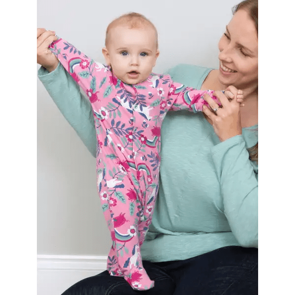 Kite Pig Pannage Long Sleeve Bodysuit with Popper Opening and Integrated Scratch Mitts - LS Bodysuits