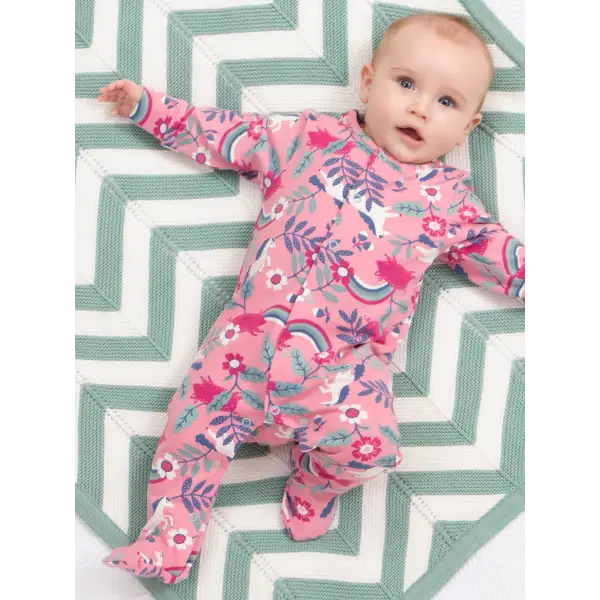 Kite Pig Pannage Long Sleeve Bodysuit with Popper Opening and Integrated Scratch Mitts - LS Bodysuits