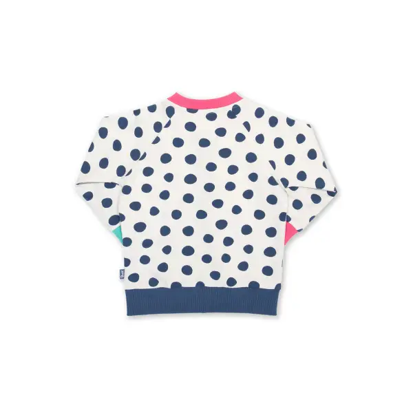 Kites Big Spot Zippy Jacket Contrast Cuffs - Zip up Jackets