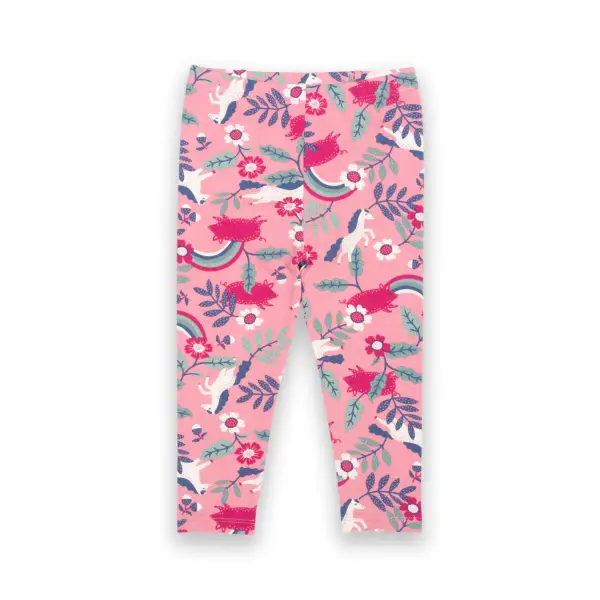 Kites Pig Pannage Print Organic Cotton Leggings - Leggings