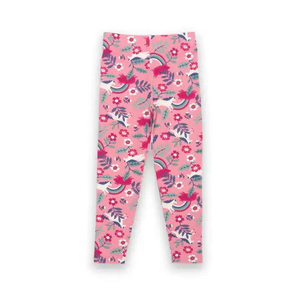 Kites Pig Pannage Print Organic Cotton Leggings - Leggings