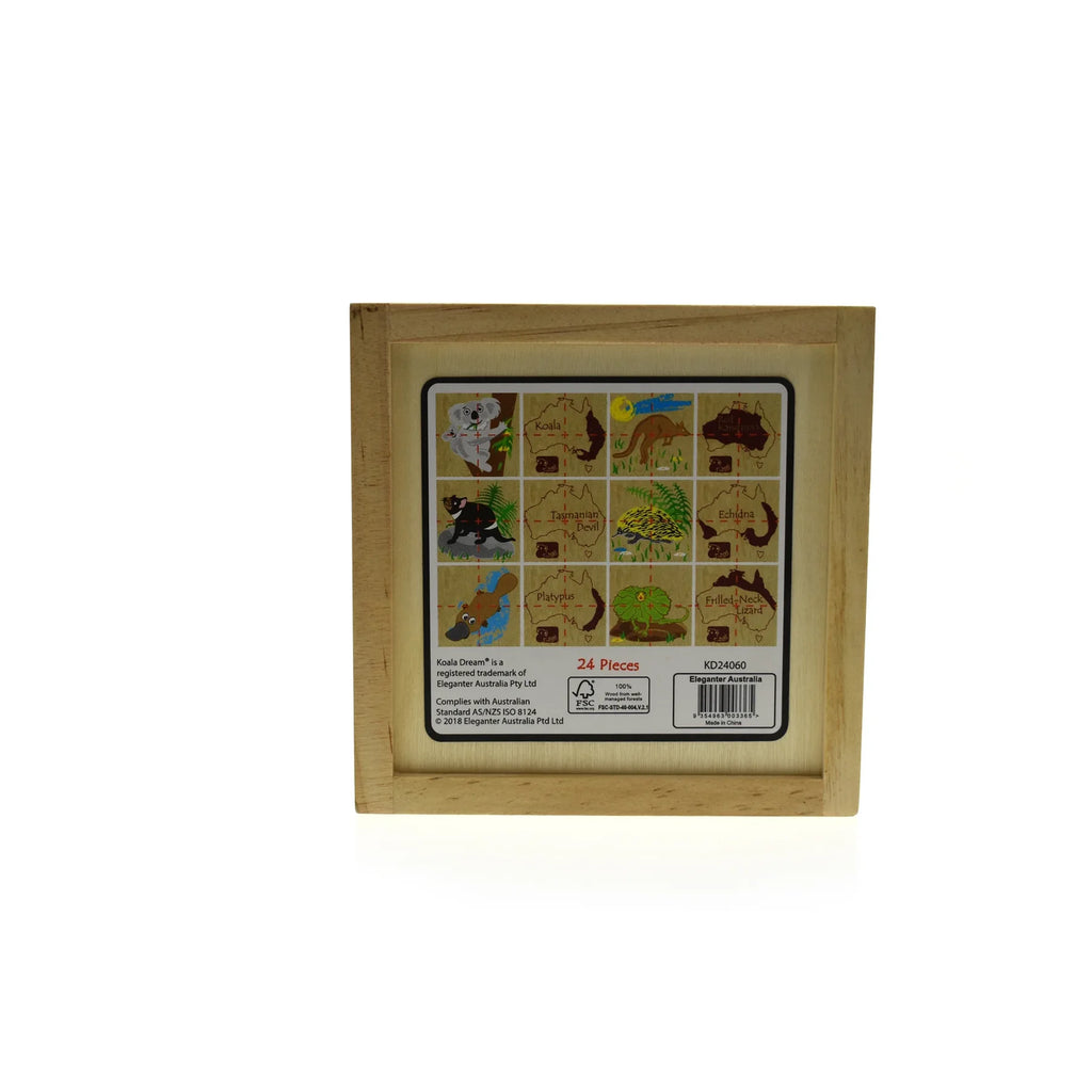 Koala Dream Australian Animals Wooden Puzzle Box 24 Piece view 4