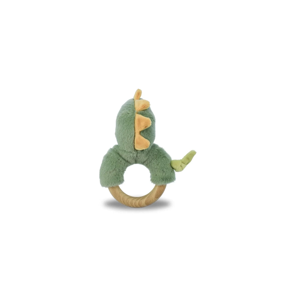 Koala Dream Snuggle Buddy Minty Dinosaur Wooden Ring Rattle view 3