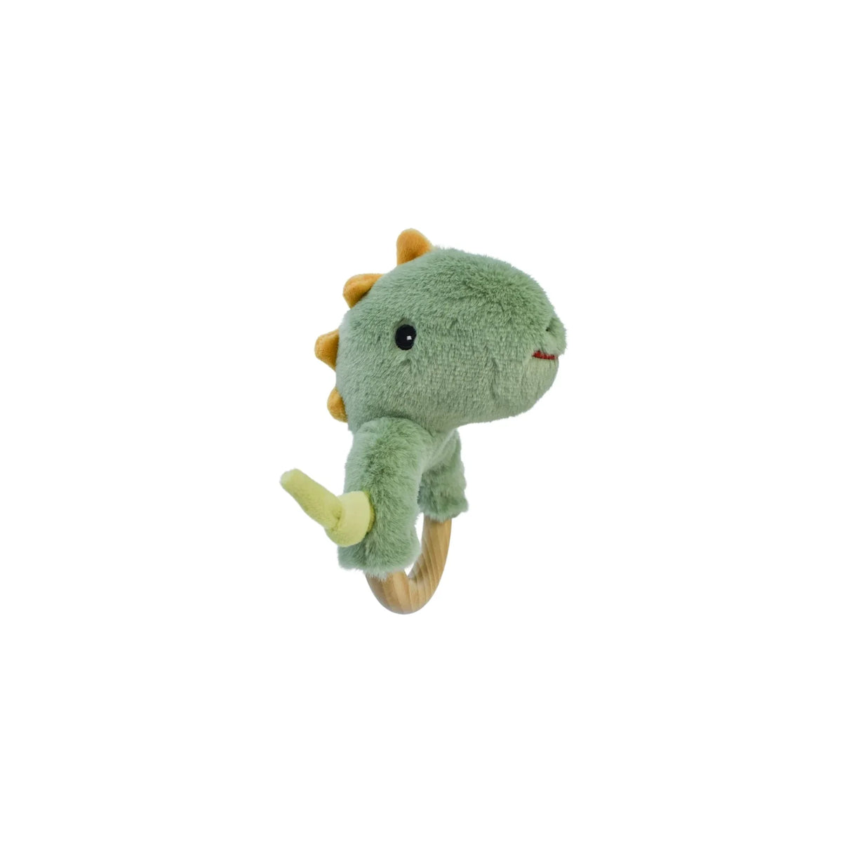 Koala Dream Snuggle Buddy Minty Dinosaur Wooden Ring Rattle view 4