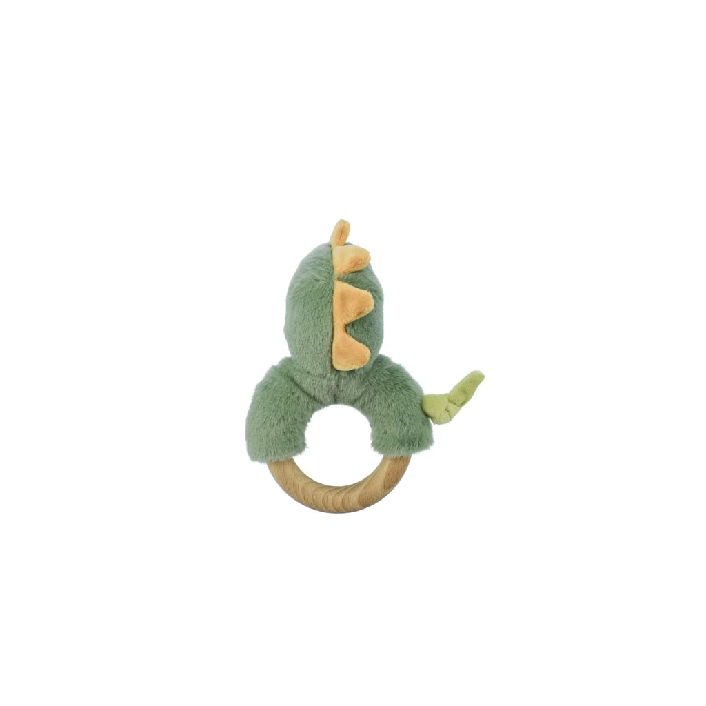 Koala Dream Snuggle Buddy Minty Dinosaur Wooden Ring Rattle view 5