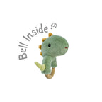Koala Dream Snuggle Buddy Minty Dinosaur Wooden Ring Rattle view 8
