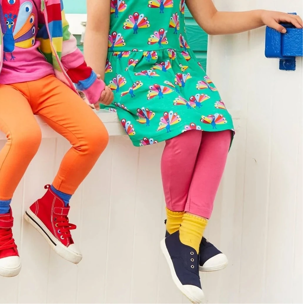 Girls pink leggings