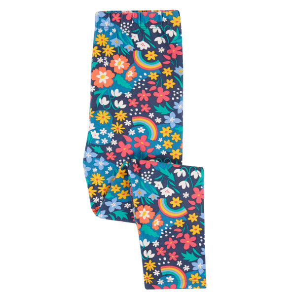 Frugi Organic Libby Girls Leggings – Winter Hedgerow Print Frugi Leggings