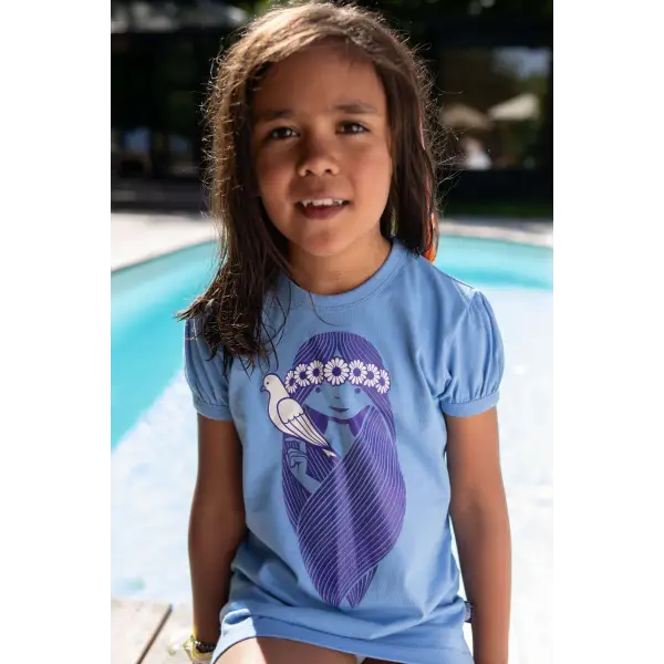 Lillmisslover Waterblue Tee and Danefæ Danesolbaer Kids T-Shirts - T-shirts