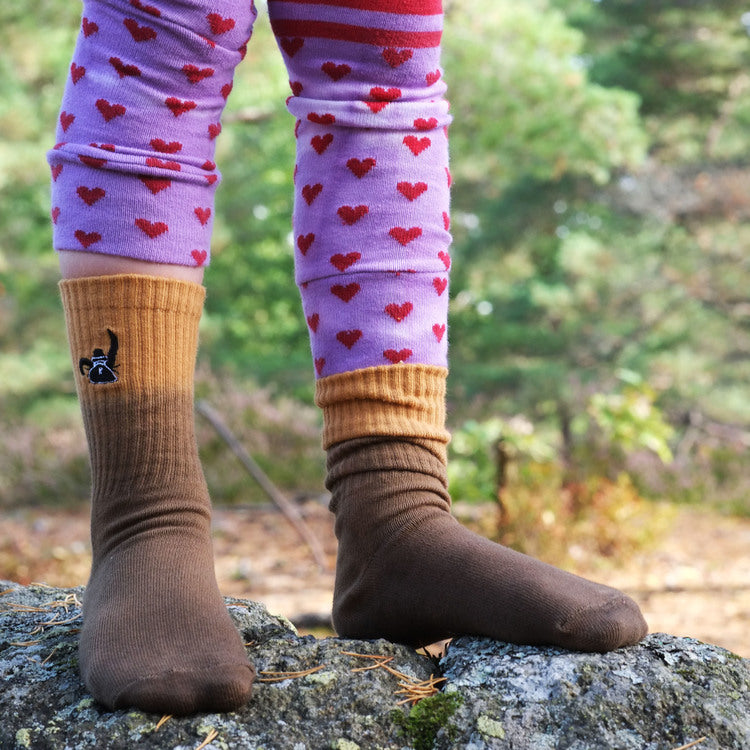 Lillster Jippie Socks - Brownie Dip Dye - 2 - 4 years - Socks