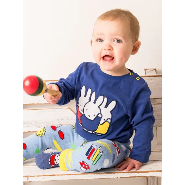 Miffy™ ’Anything is Possible’ Navy Cotton Top - T-shirts