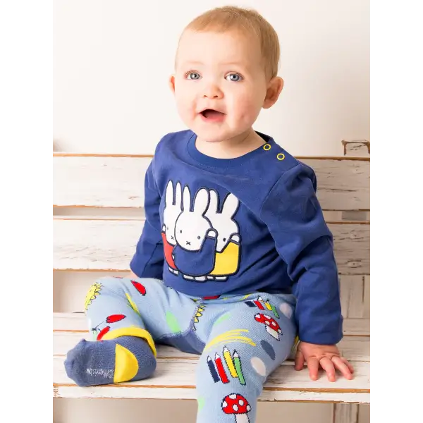 Miffy™ ’Anything is Possible’ Navy Cotton Top - T-shirts