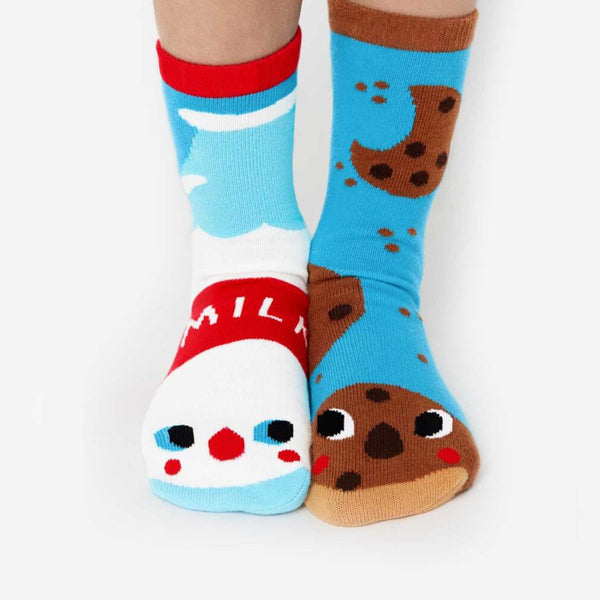 Pals Socks - Milk & Cookies - Kids collectible mismatched socks Pals Socks Socks