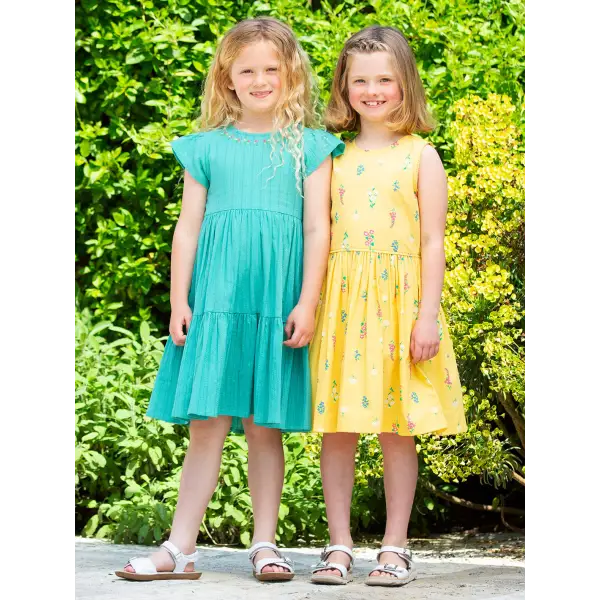 Organic Cotton Poplin Dress Wilds and Weeds Print - Dresses