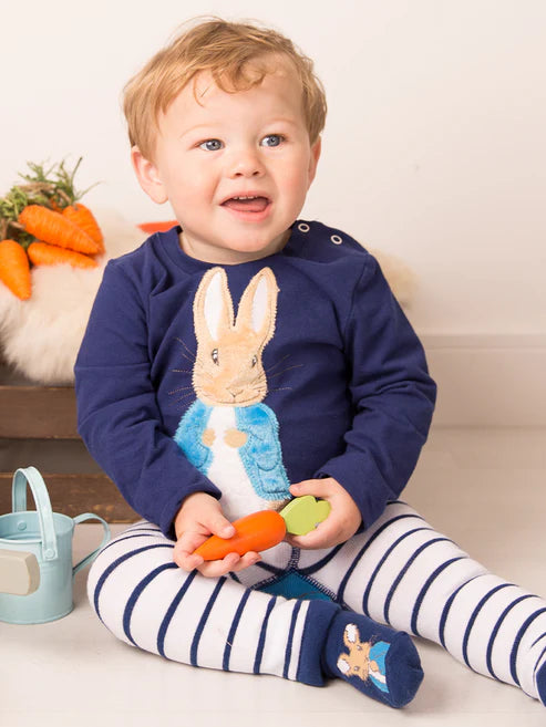 Blade & Rose Peter Rabbit Navy Matching Baby & Kids Bundle