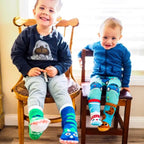 Pals Socks - Milk & Cookies - Kids collectible mismatched socks - 1 - 3 years - Socks