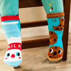 Pals Socks - Milk & Cookies - Kids collectible mismatched socks - 1 - 3 years - Socks