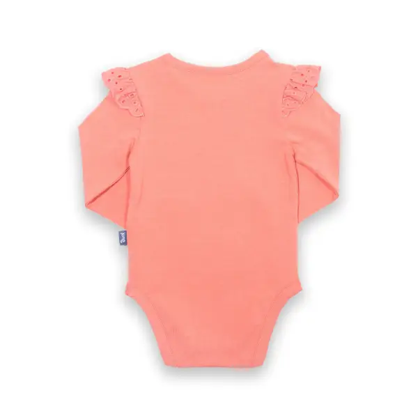 Pink Kite Bodysuit with Shoulder Popper Detail - Bodysuits