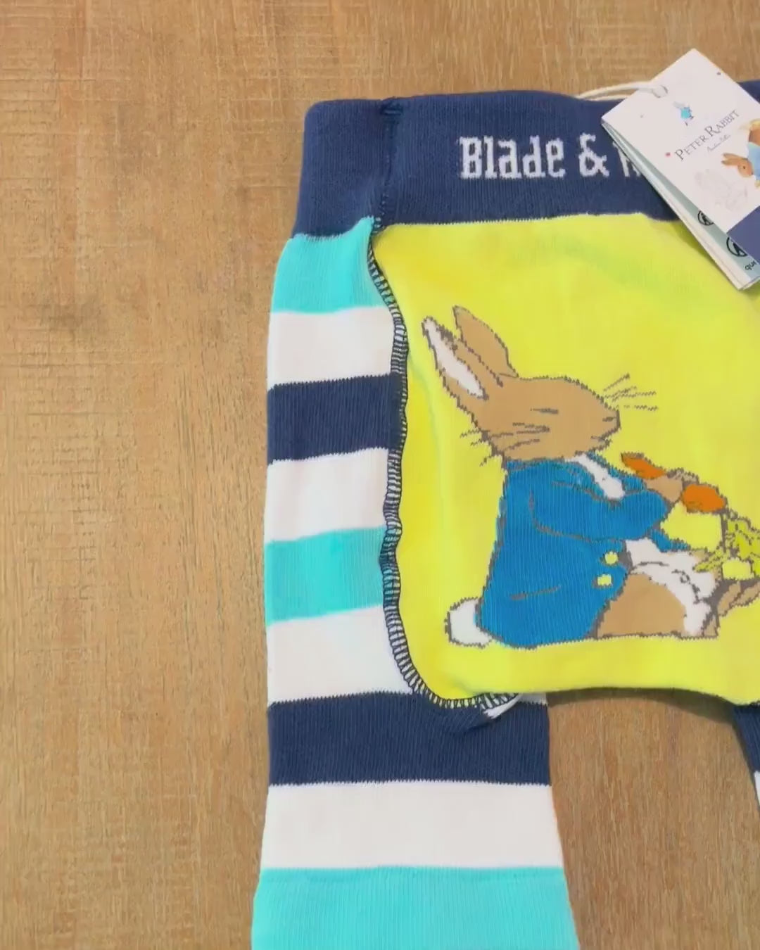 Blade & Rose Peter Rabbit Knitted Shorts: Garden
