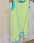DUNS Green infant romper