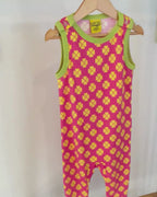 DUNS girls baby dungarees pink