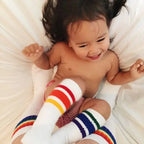 Pride Socks Toddler Rainbow Striped Tubes - Socks
