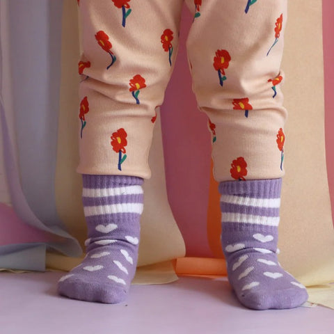 Lillster Hearty Purpur Socks - Purple - Kiddo