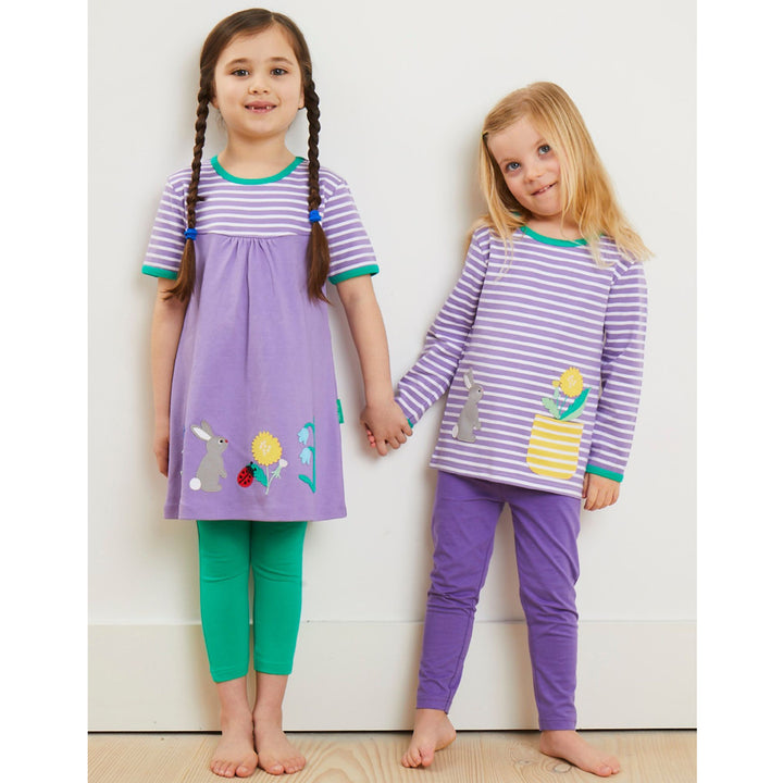 Toby Tiger Organic Purple Leggings Toby Tiger Leggings