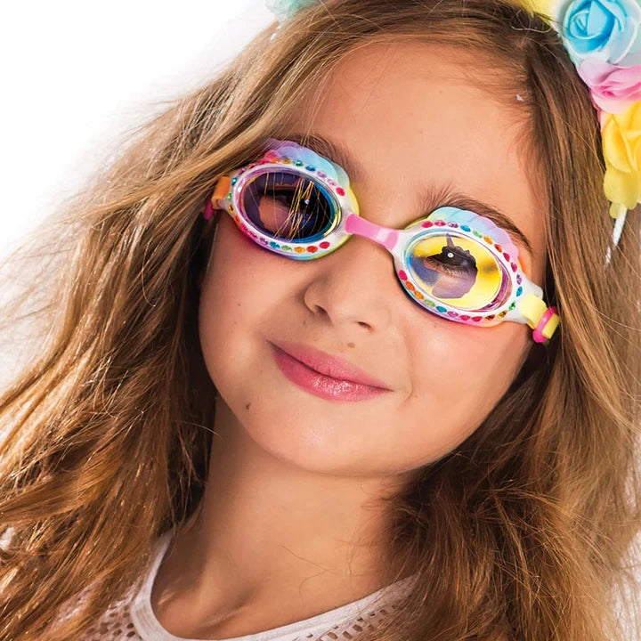 SK-00128 – Bling2o Eunice Unicorn Rainbow Rider Girls Swim Goggles for Kids