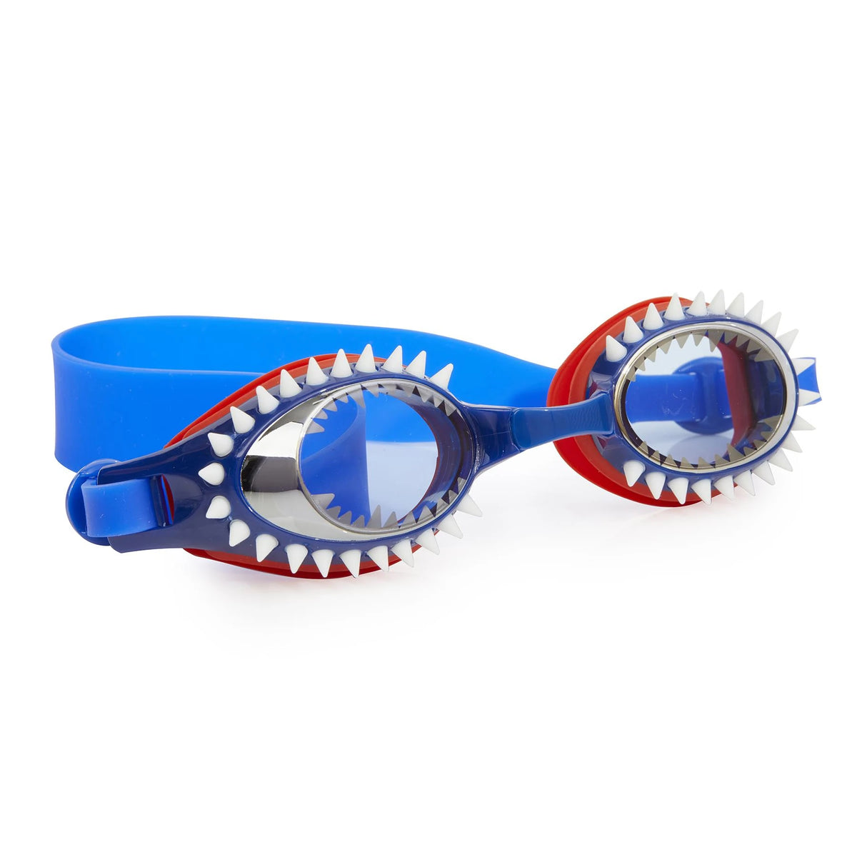 SK-00265 – Bling2o Fish N Chips Tiger Shark Navy Boys Swim Goggles for Kids