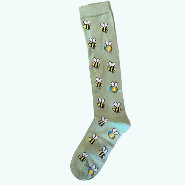 Slugs & Snails Organic Rainbee Kids Knee Socks - Socks