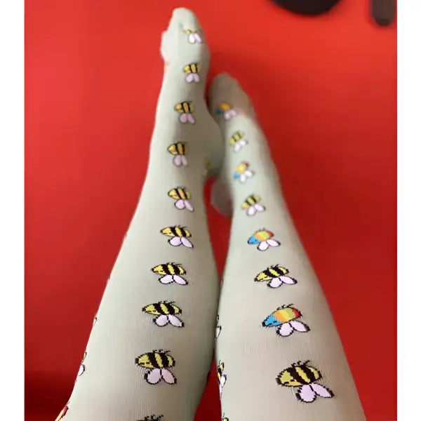 Slugs & Snails Organic Rainbees Kids Tights - Tights