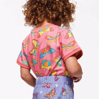 Smafolk Bubblegum Butterfly Girls T-shirt - T-shirts