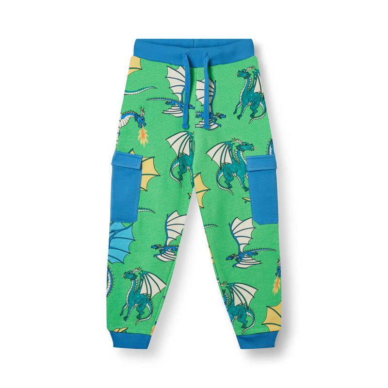 Smafolk Clover Flying Dragons Boys Organic Pants - Pants