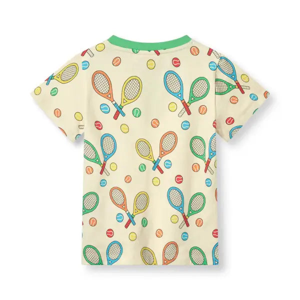 Smafolk Marshmallow Tennis Racket Unisex T-shirt - T-shirts