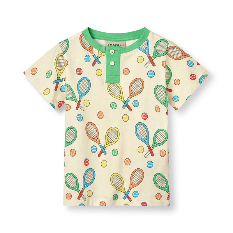 Smafolk Marshmallow Tennis Racket Unisex T-shirt - T-shirts