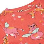 Smafolk Pink Punch Cat Girls T-shirt - T-shirts