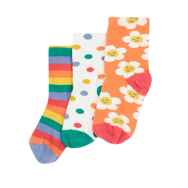 Frugi Organic Rock My Socks 3 Pack – Stay Wild Multipack Frugi Socks