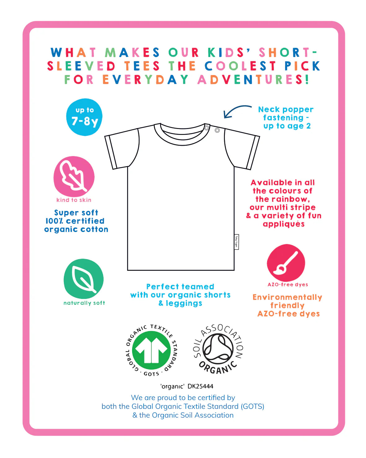 Features of toby tiger t-shirts 