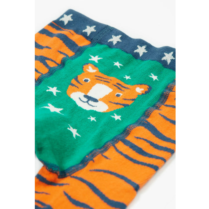 Frugi Organic Little Knitted Leggings – Tiger Face Frugi Leggings