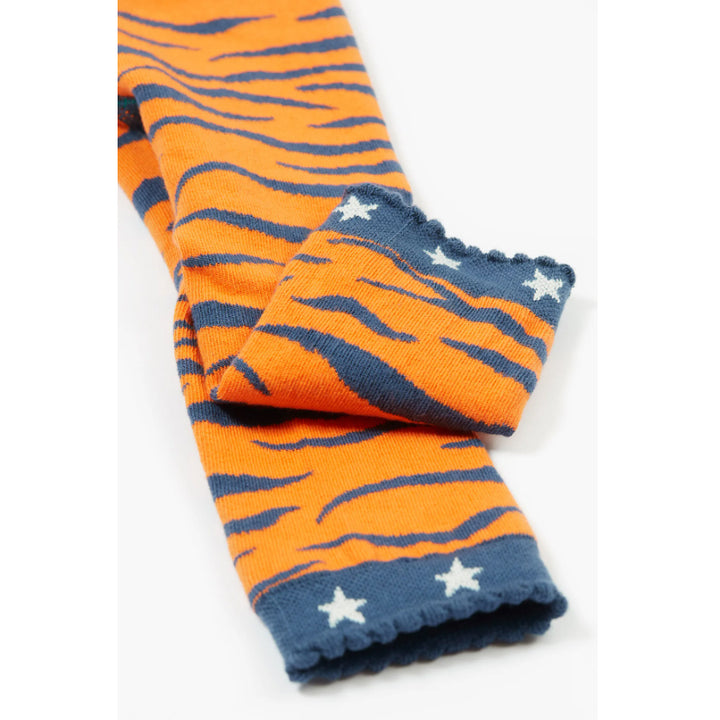 Frugi Organic Little Knitted Leggings – Tiger Face Frugi Leggings