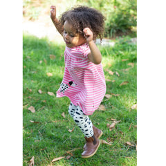 Frugi Organic Norah Tights - Dalmatian Spot