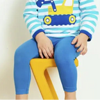 Toby Tiger Organic Blue Leggings - Leggings
