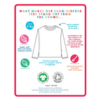 Toby Tiger Organic Blue Long Sleeve T-Shirt - T-shirts